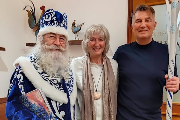 Väterchen Frost zu Besuch beim Neujahrsempfang am 13.01.2026